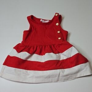 Janie and Jack Red and White Kids Dress